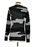 Aqua 100% Cashmere Camo Black Cashmere Pullover Sweater Size XS - photo 2