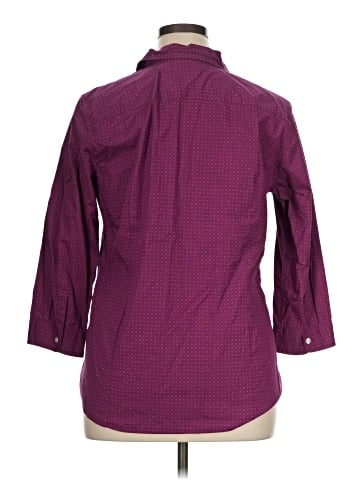 Eddie Bauer 3/4 Sleeve Button-Down Shirt (view 2)