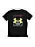 Under Armour 100% Polyester Black Short Sleeve T-Shirt Size 7 - photo 1
