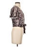 Guess Pink Short Sleeve Blouse Size S - photo 4