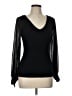 White House Black Market 100% Polyester Black Pullover Sweater Size L - photo 1