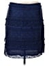 J. McLaughlin 100% Polyester Blue Formal Skirt Size 12 - photo 1