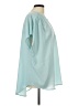 Evri Teal Short Sleeve Blouse Size 1X - photo 4