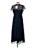 Monsoon 100% Polyester Blue Cocktail Dress Size 10 - photo 2