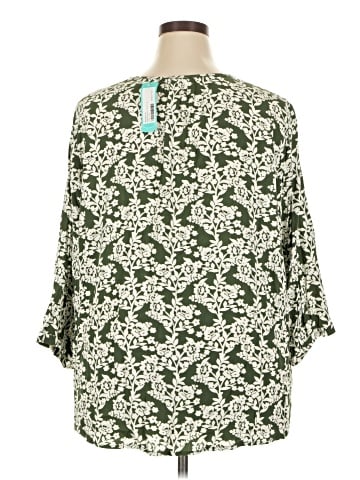 Monday Fun 3/4 Sleeve Blouse (view 2)