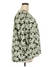 Monday Fun 100% Rayon Print Green 3/4 Sleeve Blouse Size 3X - photo 4
