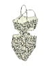 O'Neill Animal Print Ivory One Piece Swimsuit Size 4 (estimated) - photo 2