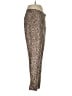 Theory Animal Print Gold Casual Pants Size 6 - photo 4