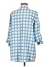 Calvin Klein 100% Polyester Blue 3/4 Sleeve Blouse Size L - photo 2