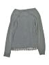 Justice Floral Gray Pullover Sweater Size 14 - photo 2