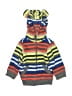 Old Navy 100% Polyester Blue Zip Up Hoodie Size 3-6 mo - photo 1