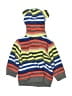 Old Navy 100% Polyester Blue Zip Up Hoodie Size 3-6 mo - photo 2