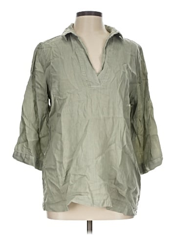 Tahari 3/4 Sleeve Button-Down Shirt (view 1)