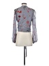 Karina Grimaldi Gray 3/4 Sleeve Blouse Size S - photo 2