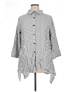 Soft Surroundings 3/4 Sleeve Button Down Shirt