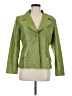 Lynn Lugo 100% Silk Green Silk Blazer Size 8 - photo 1