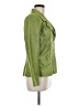 Lynn Lugo 100% Silk Green Silk Blazer Size 8 - photo 4
