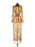 Etcetera 100% Polyester Gold Casual Dress Size 4 - photo 2