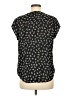 Fun2Fun 100% Polyester Black Short Sleeve Blouse Size M - photo 2