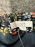 Ann Taylor LOFT 100% Polyester Floral Black Casual Skirt Size XL - photo 4