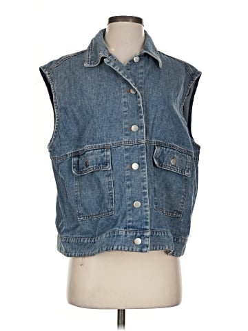 Le Lis Denim Vest (view 1)