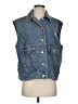 Le Lis Blue Denim Vest Size S - photo 1