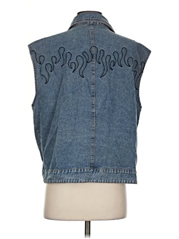 Le Lis Denim Vest (view 2)