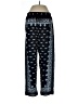 DKNY 100% Polyester Paisley Blue Casual Pants Size L - photo 1