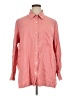 Units 100% Linen Pink Long Sleeve Button-Down Shirt Size 1X - photo 1