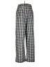 Rita Row Checkered-gingham Black Casual Pants Size 28 waist (estimated) - photo 1