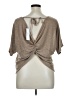 Gilli Tan Short Sleeve Top Size M - photo 2