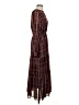 Dolan 100% Polyester Plaid Burgundy Casual Dress Size S (estimated) - photo 4