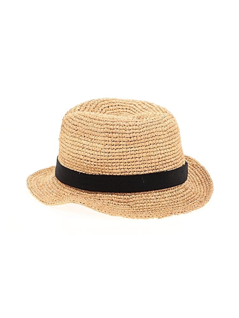 Pre-owned Jcrew Fedora In Tan
