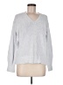 Vince. 100% Cotton Silver Pullover Sweater Size M - photo 1