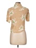Brixton Tan Short Sleeve Blouse Size L - photo 2