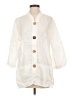 Caroline Rose Ivory 3/4 Sleeve Button-Down Shirt Size S - photo 1