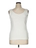 Boutique Essentials Ivory Sleeveless Top Size XL - photo 1