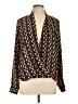 Hazel 100% Polyester Black Long Sleeve Blouse Size L - photo 1