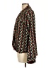 Hazel 100% Polyester Black Long Sleeve Blouse Size L - photo 5