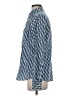 J.Crew Print Blue Long Sleeve Blouse Size 2 - photo 5