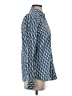 J.Crew Print Blue Long Sleeve Blouse Size 2 - photo 4