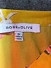 Rose + Olive 100% Polyester Yellow 3/4 Sleeve Blouse Size 2X - photo 4
