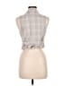 Olivaceous 100% Linen Gray Vest Size M - photo 2