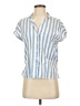 Old Navy Stripes Blue Short Sleeve Blouse Size S - photo 1