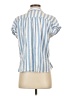 Old Navy Stripes Blue Short Sleeve Blouse Size S - photo 2