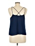 Naked Zebra 100% Polyester Blue Sleeveless Blouse Size M - photo 2