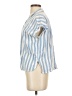 Old Navy Stripes Blue Short Sleeve Blouse Size S - photo 5