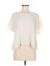 Madewell 100% Polyester Ivory Short Sleeve Blouse Size M - photo 1