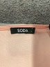SODA 100% Polyester Pink Long Sleeve Blouse Size L - photo 7