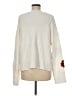 Elie Tahari 100% Acrylic Floral Ivory Pullover Sweater One size (estimated) - photo 2